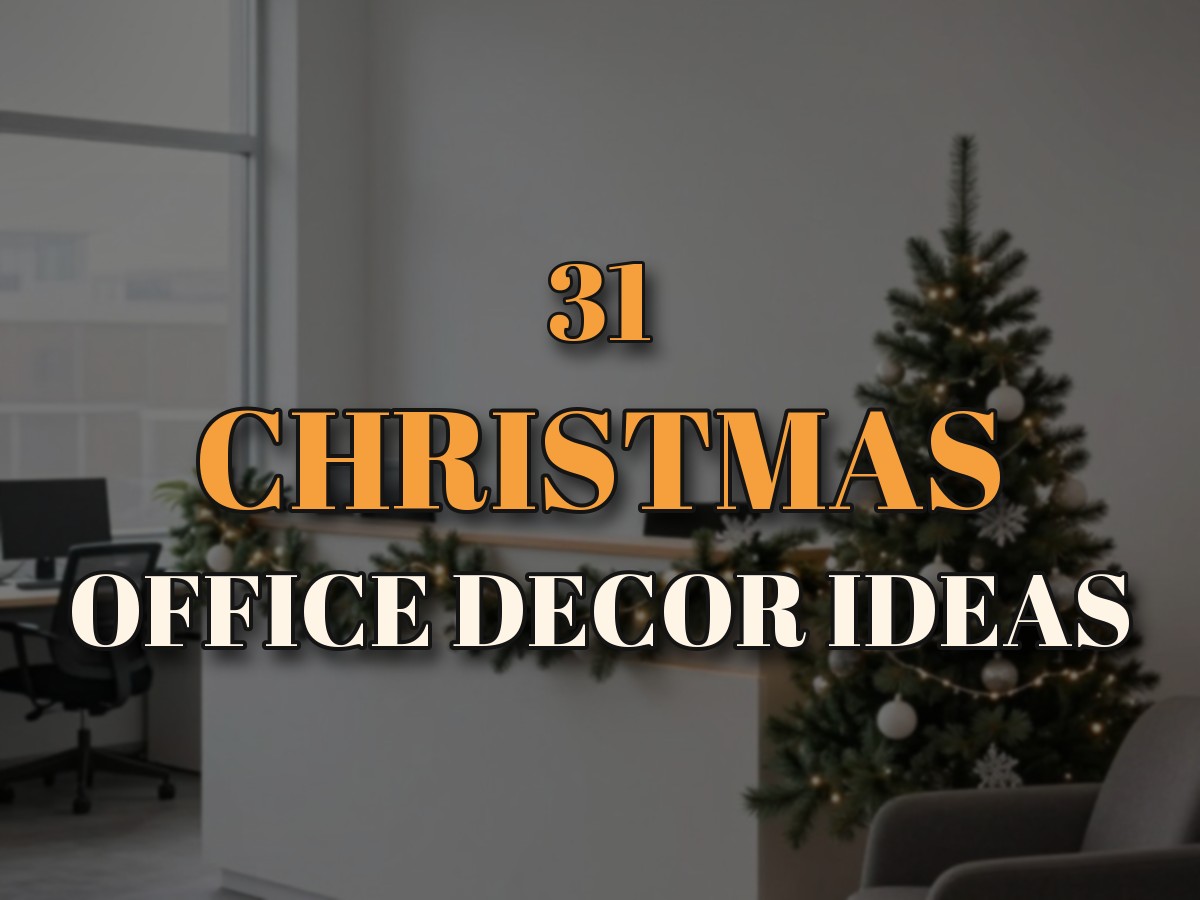 31 Christmas Office Decor Ideas That Keep Everyone Working