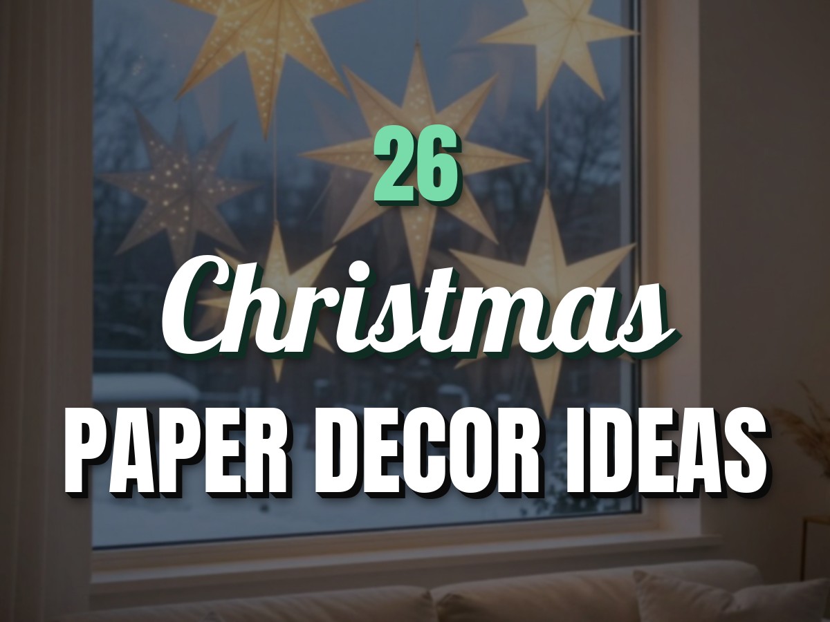 26 Christmas Paper Decor Ideas, From Snowflakes to Glowing Paper Villages