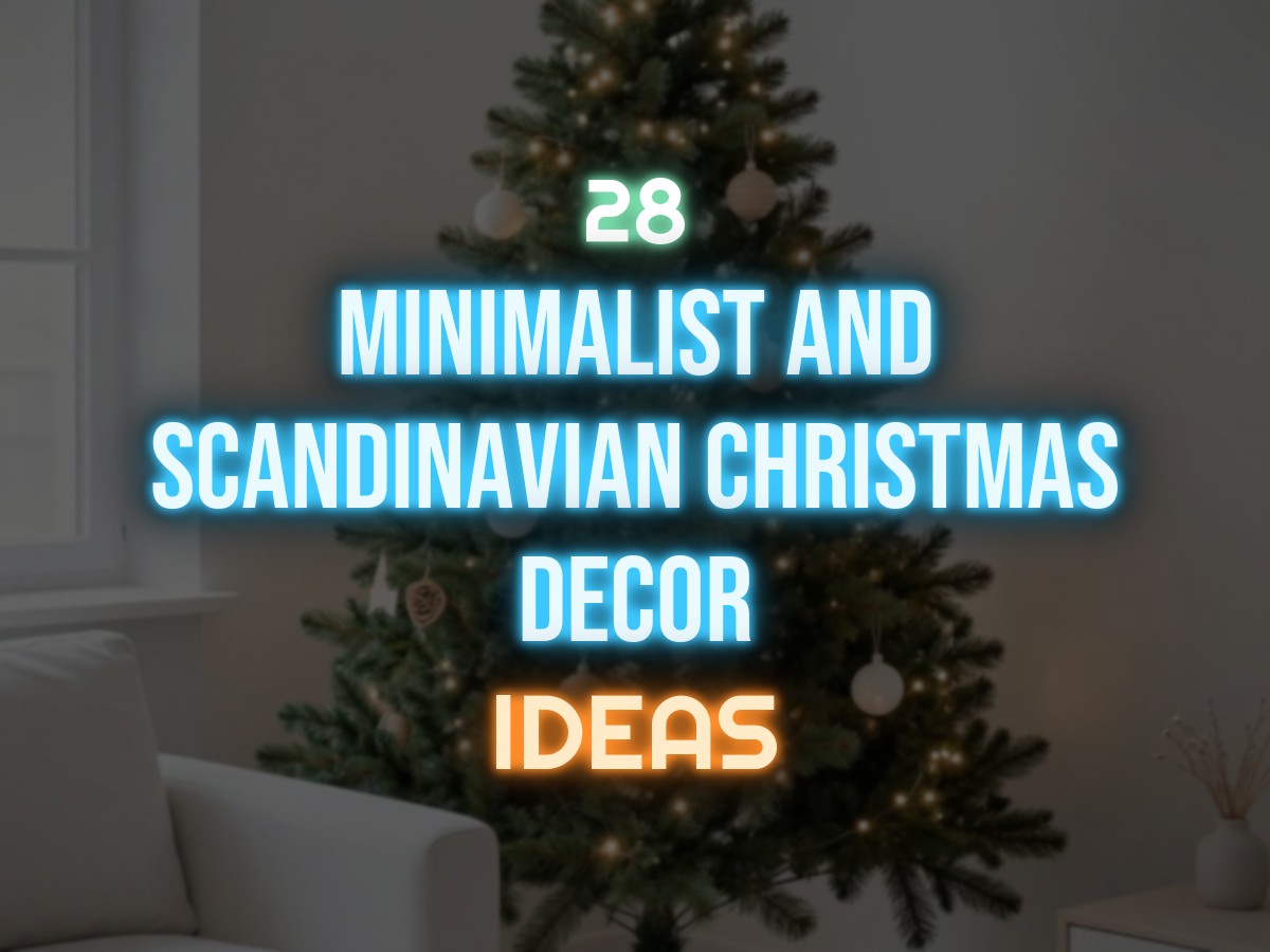 28 Minimalist and Scandinavian Christmas Decor Ideas for a Calm Holiday